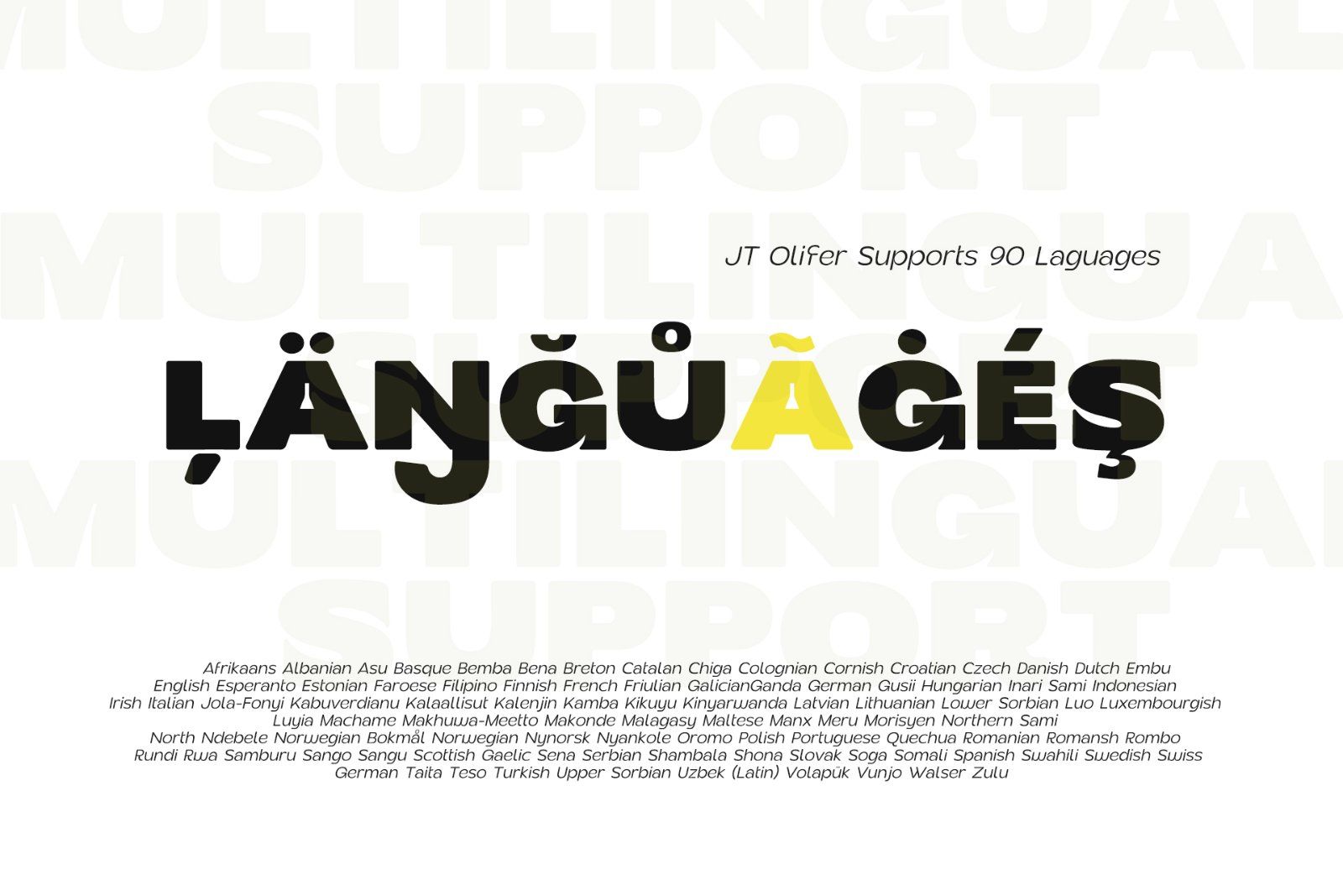 JT Olifer | 40 Font Family — image 12