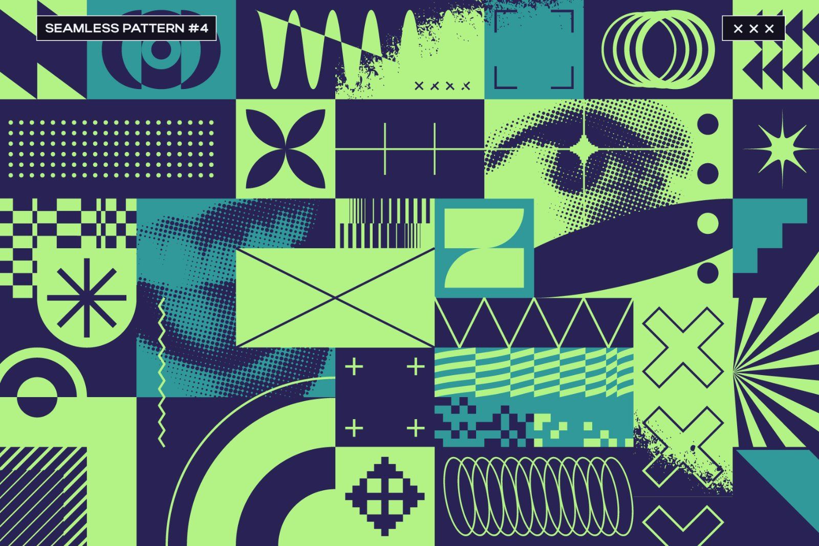 Brutalist Blocks Vector Pack — image 13