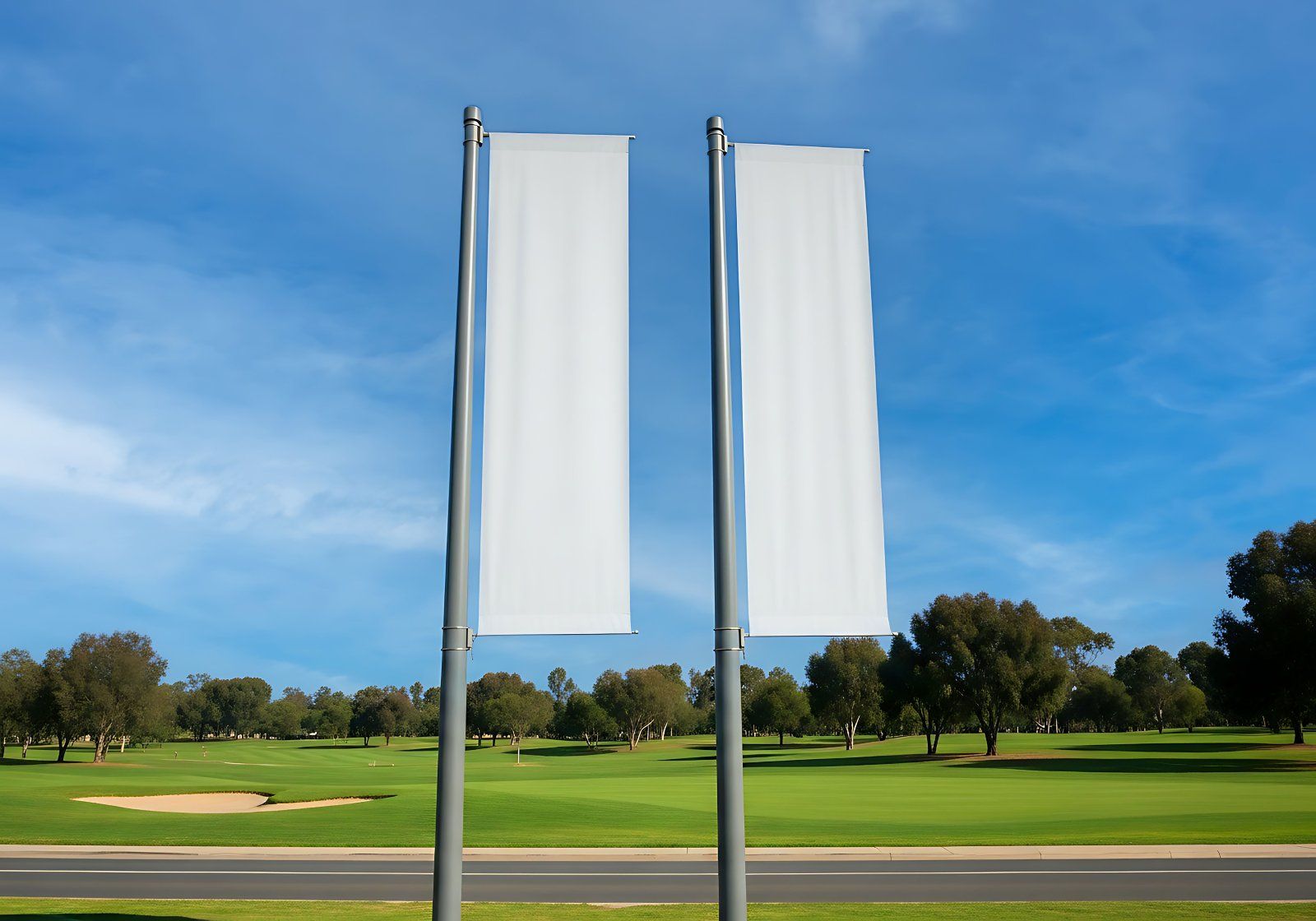 Golf Club Banner Mockup – Realistic Outdoor PSD Template — image 2