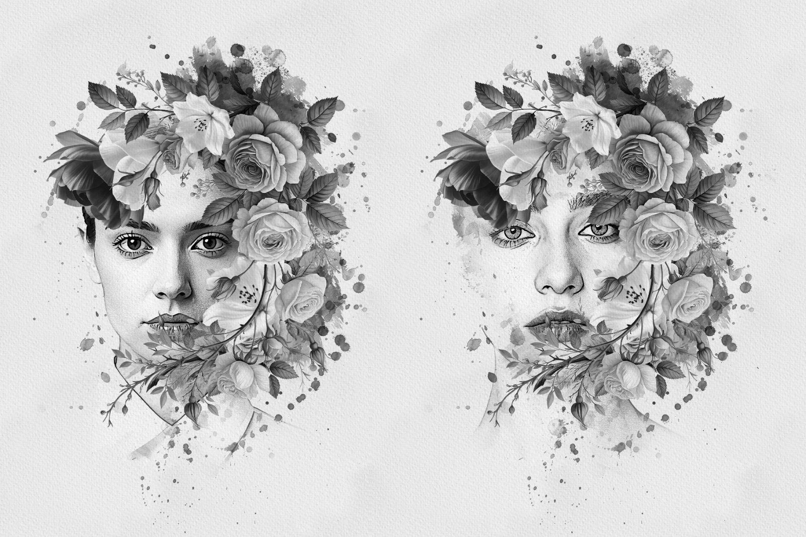 Flower Decoration Photo Template — image 14