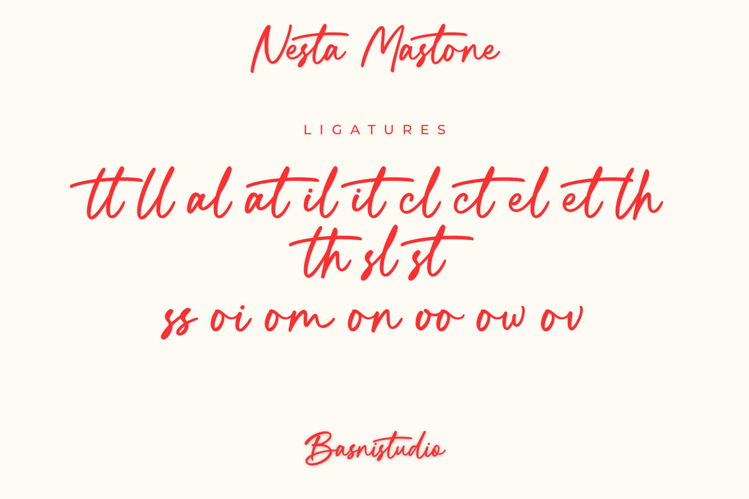 Nesta Mastone Handwriting Font — image 13