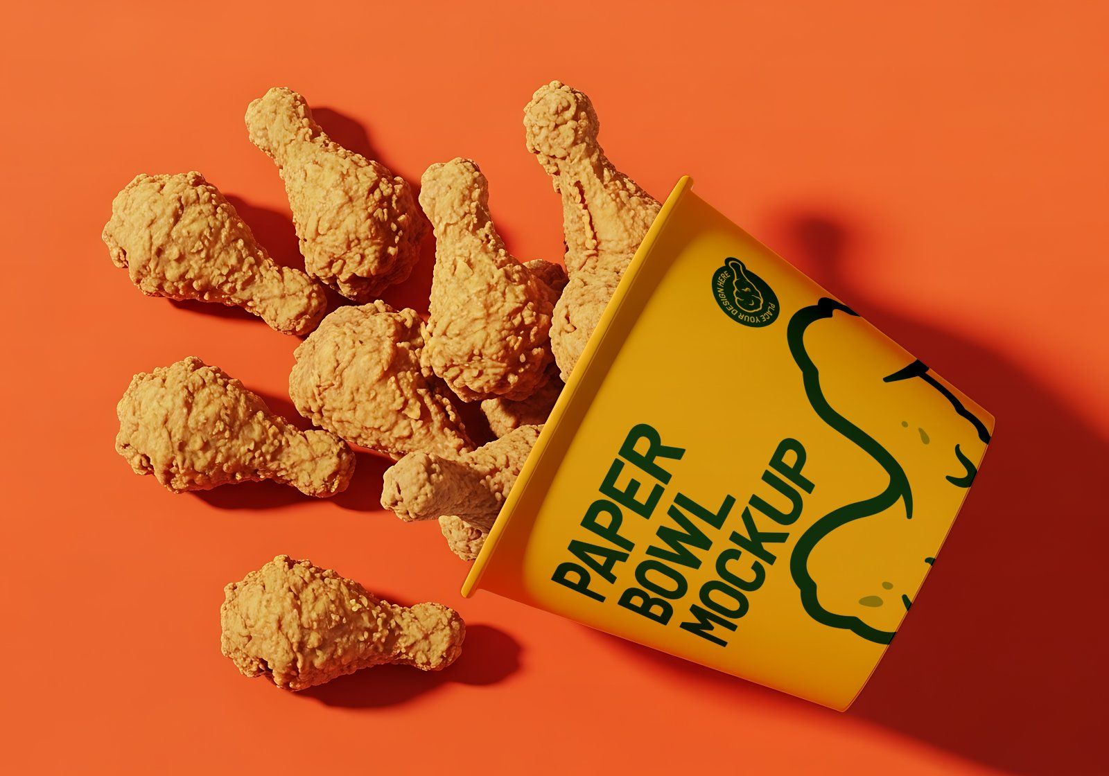 Premium Branding Fried Chicken Restaurant Mockup — image 3