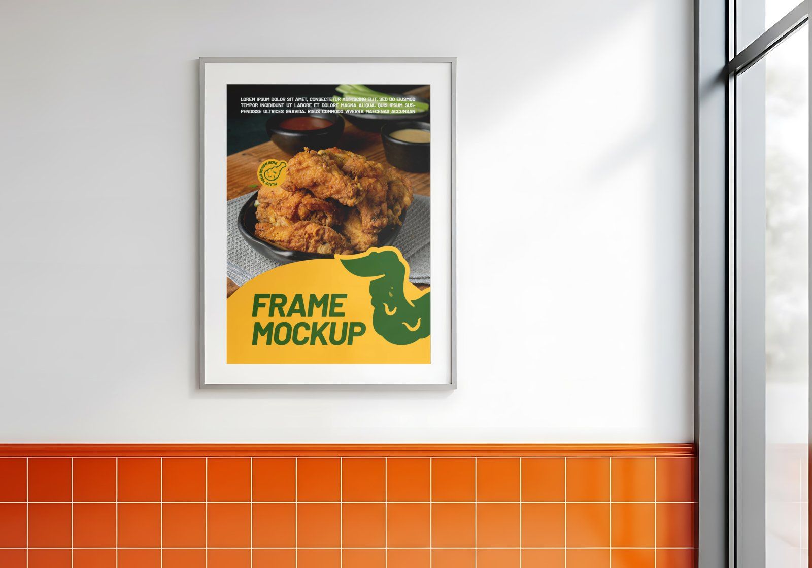 Premium Branding Fried Chicken Restaurant Mockup — image 4