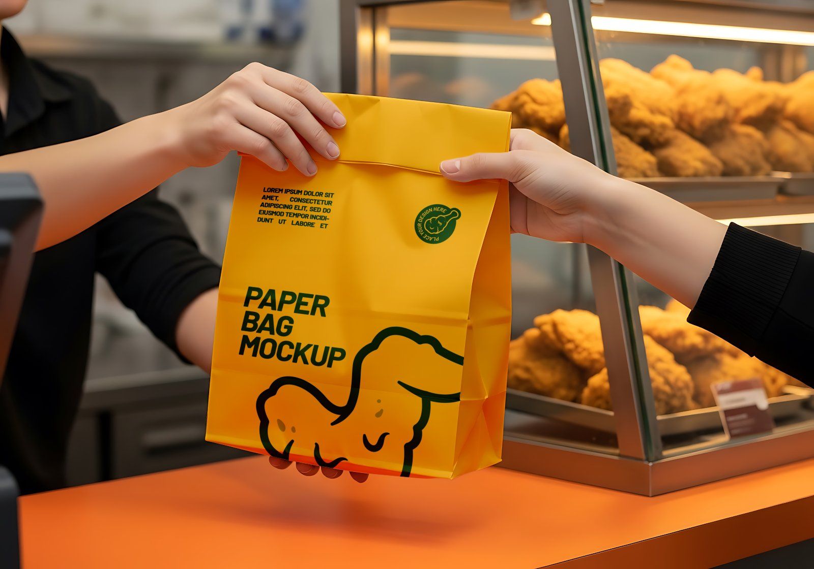 Premium Branding Fried Chicken Restaurant Mockup — image 6