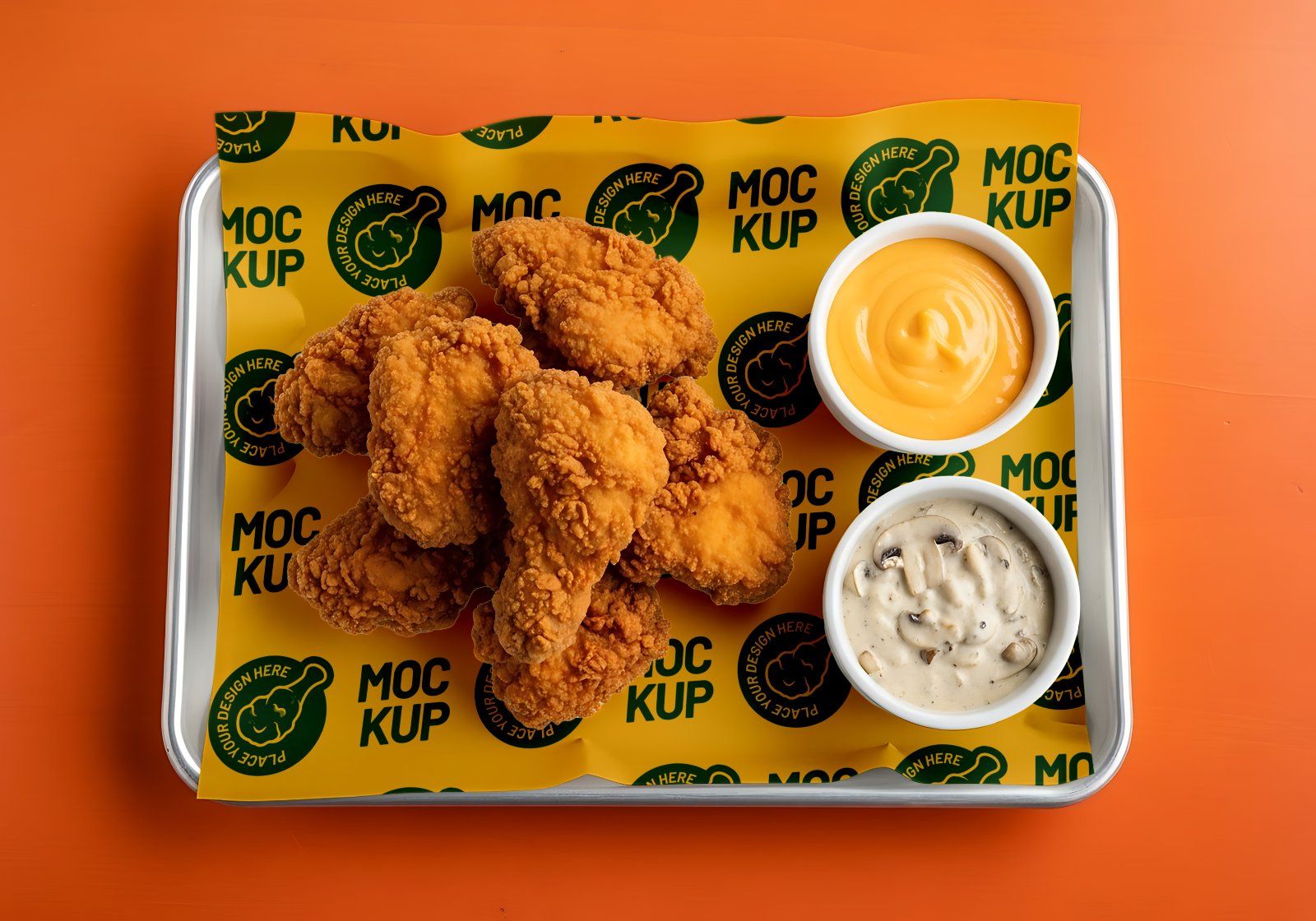 Premium Branding Fried Chicken Restaurant Mockup — image 7