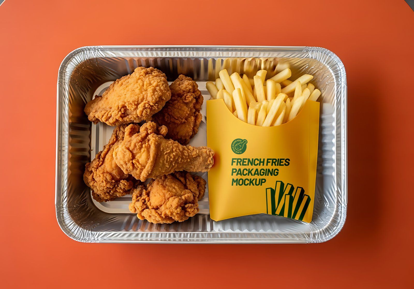 Premium Branding Fried Chicken Restaurant Mockup — image 9