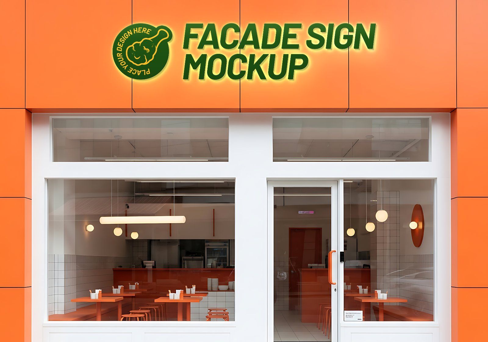 Premium Branding Fried Chicken Restaurant Mockup — image 10