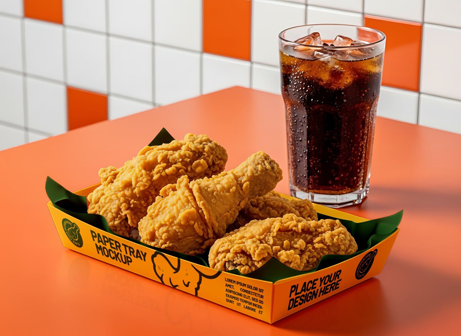 Premium Branding Fried Chicken Restaurant Mockup — image 11