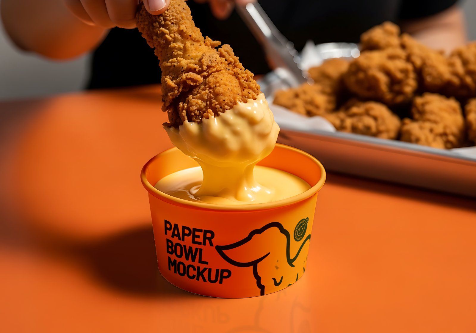 Premium Branding Fried Chicken Restaurant Mockup — image 13