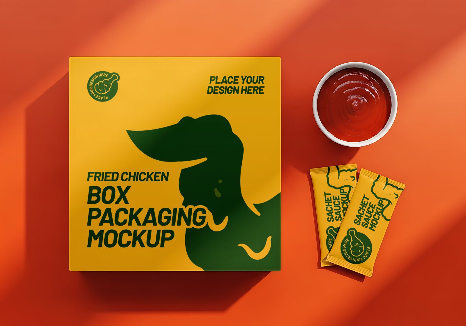 Premium Branding Fried Chicken Restaurant Mockup — image 15