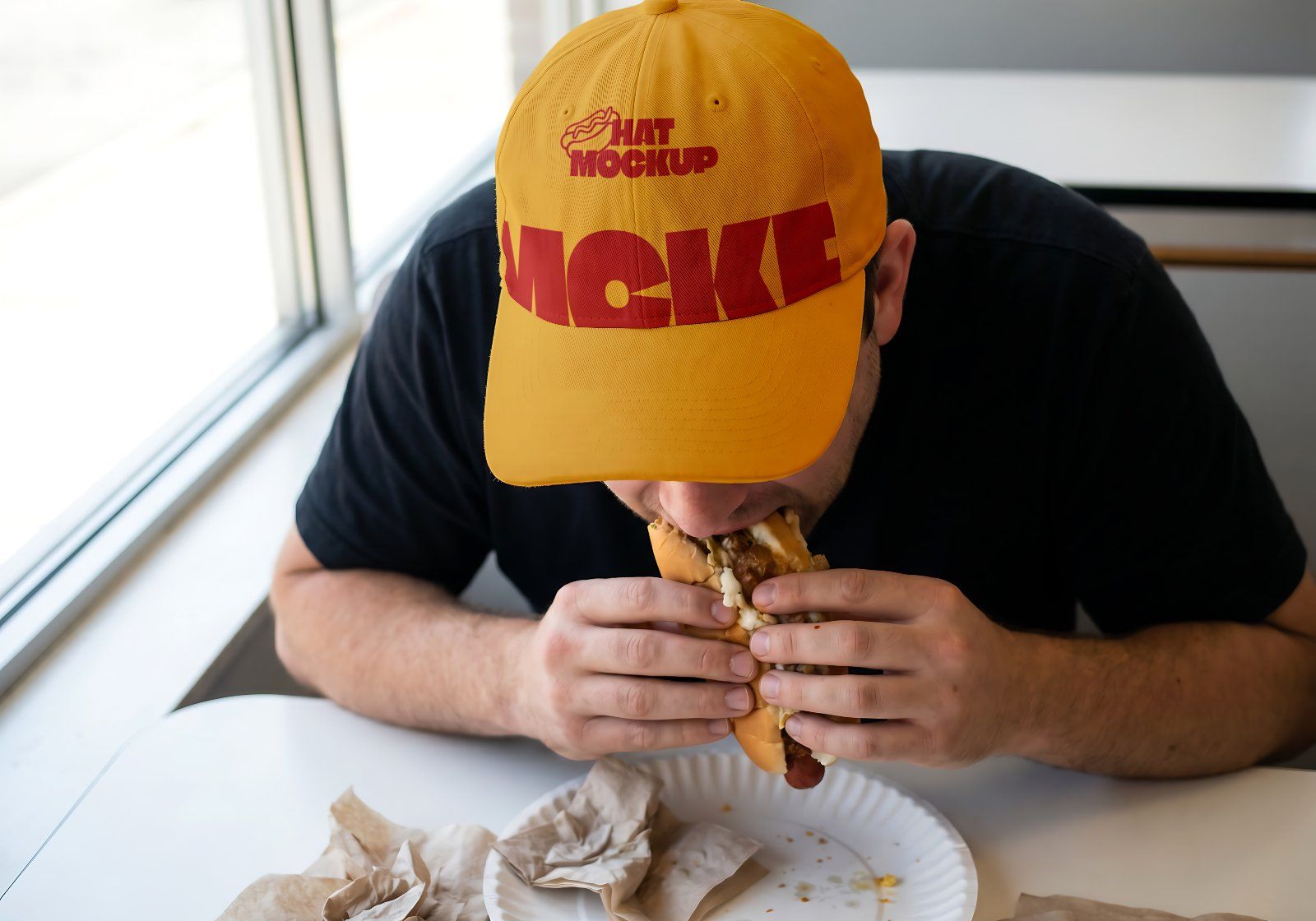 Premium Branding Hotdog Mockup — image 3
