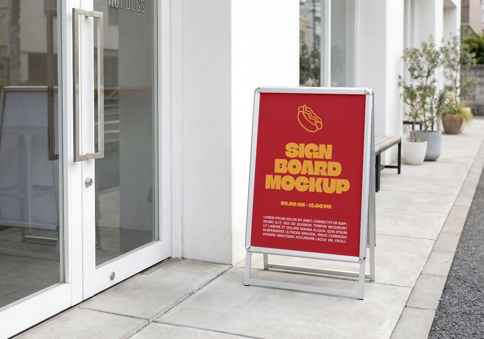 Premium Branding Hotdog Mockup — image 4