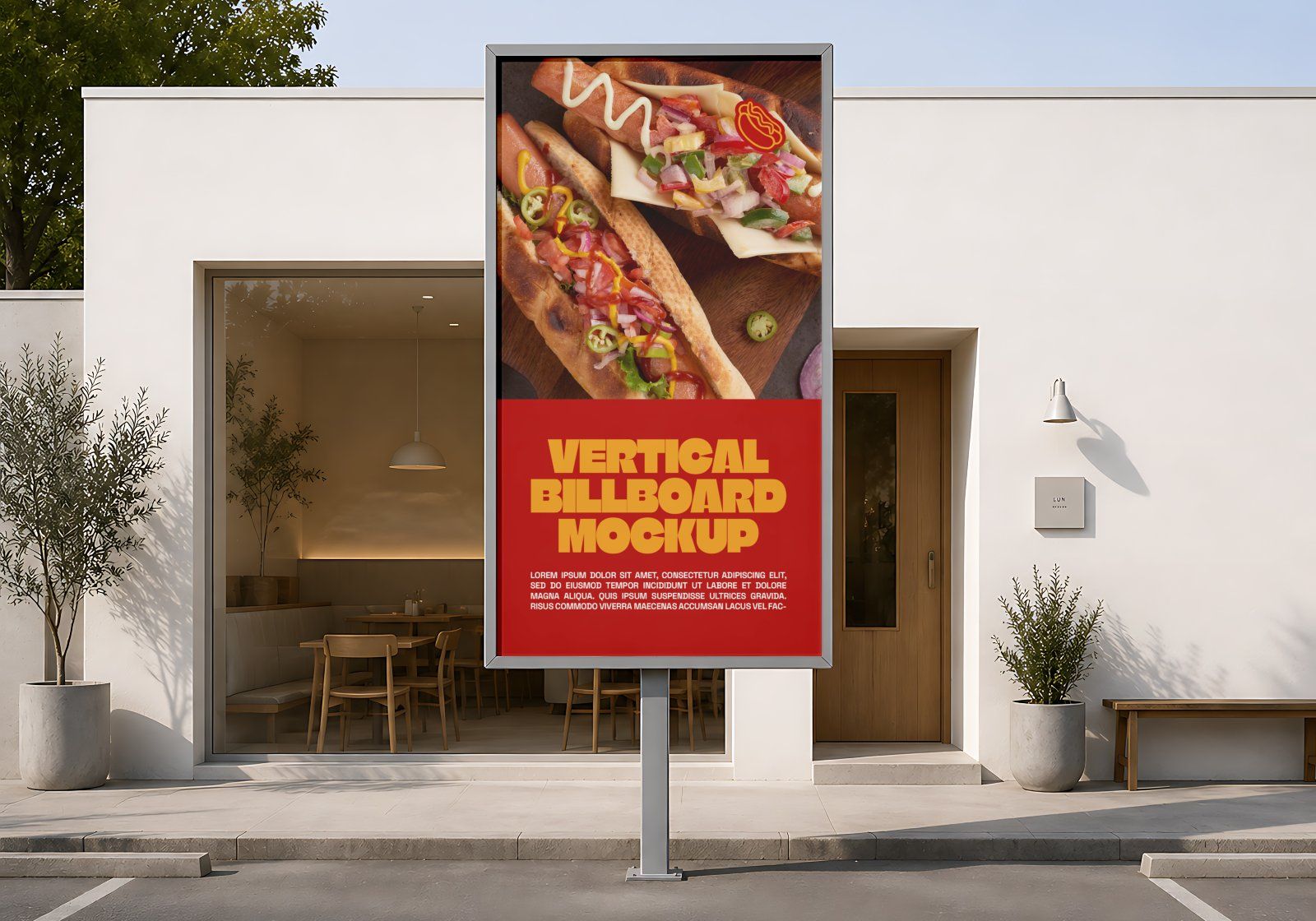 Premium Branding Hotdog Mockup — image 6
