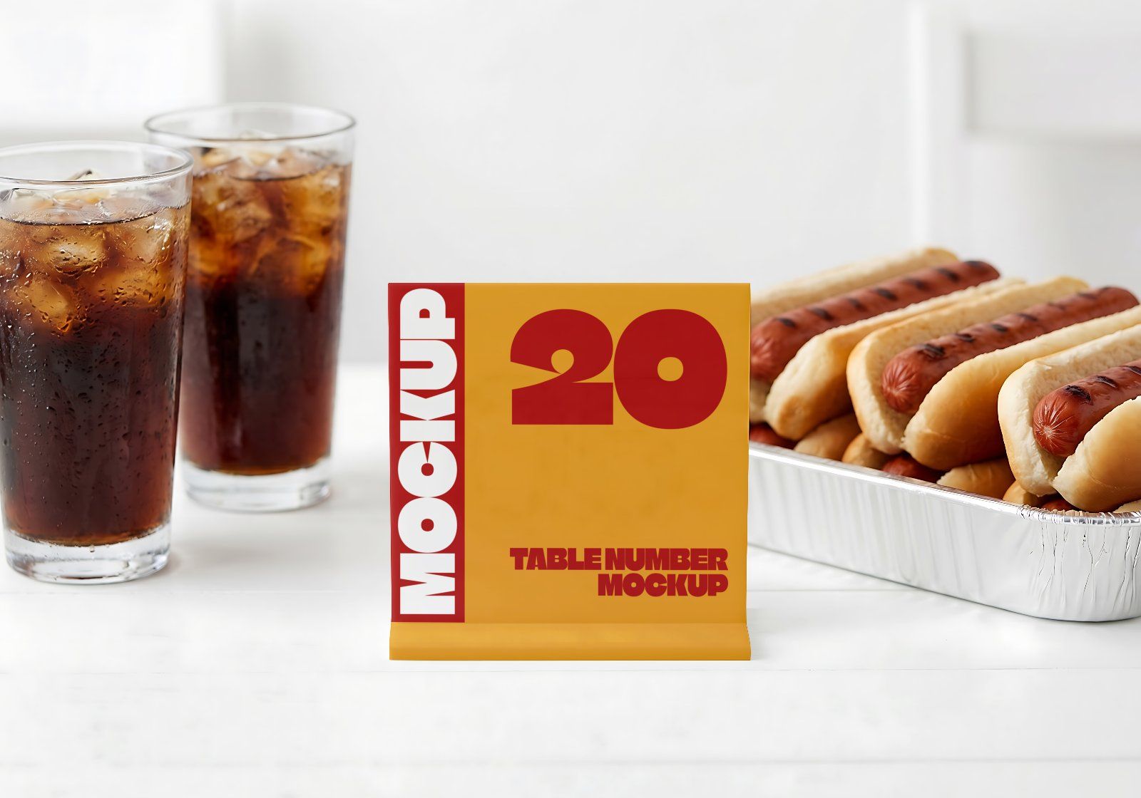 Premium Branding Hotdog Mockup — image 12
