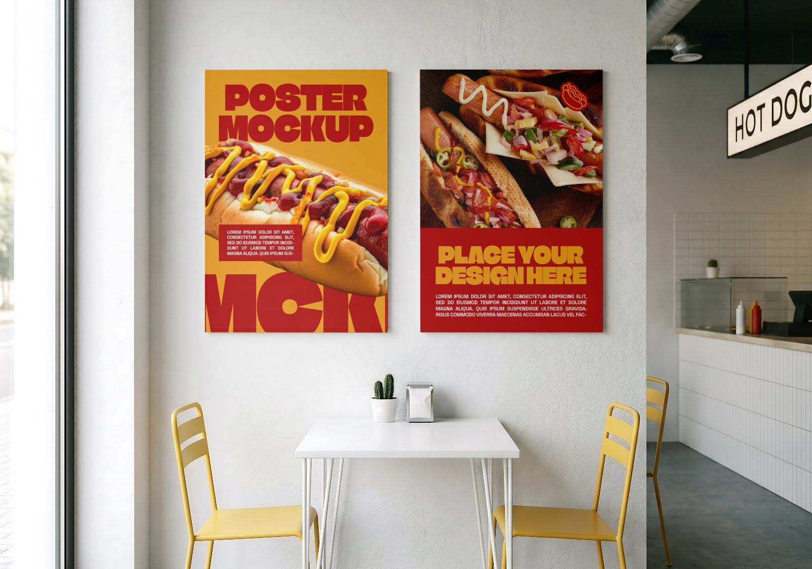Premium Branding Hotdog Mockup — image 15