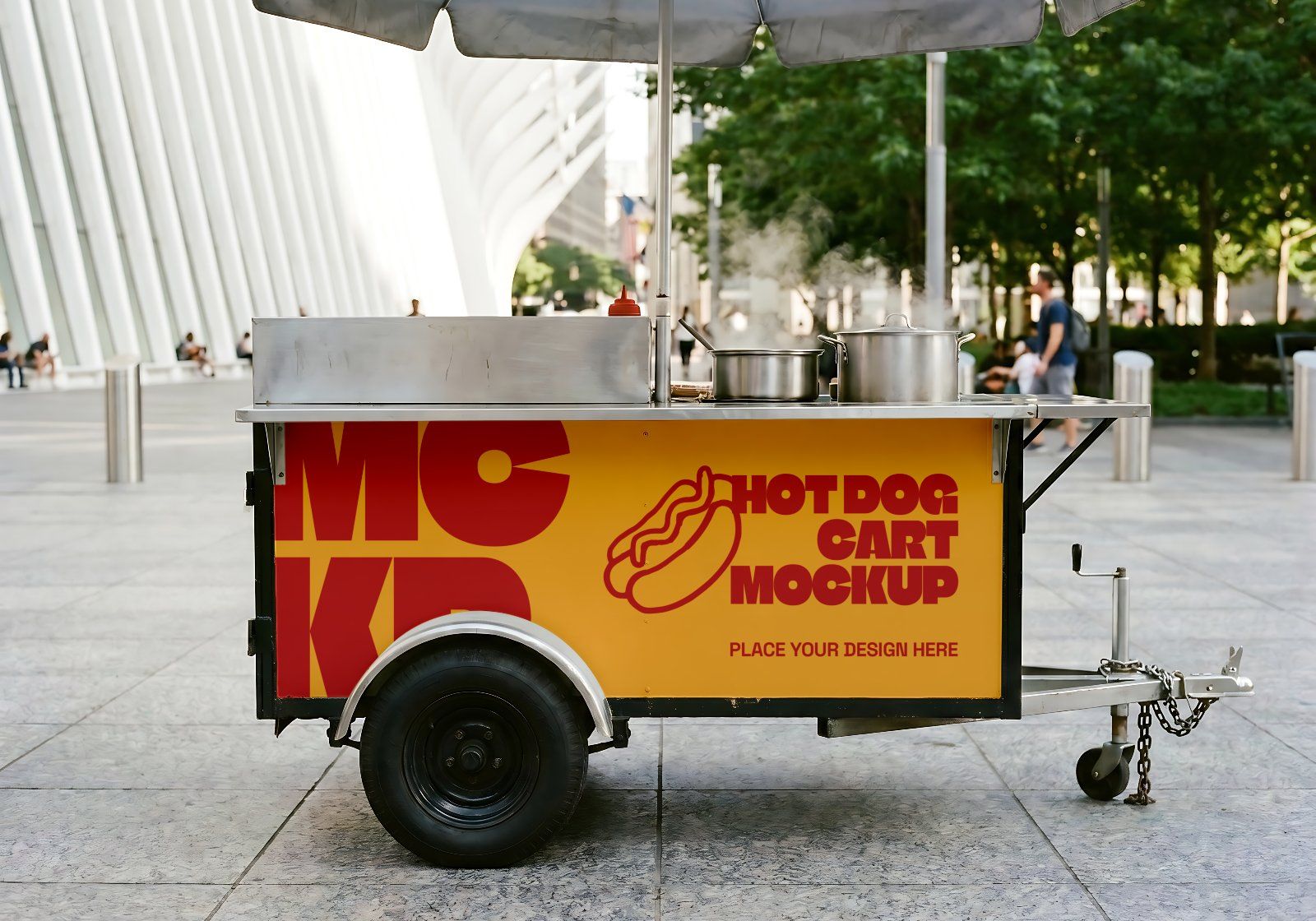 Premium Branding Hotdog Mockup — image 16