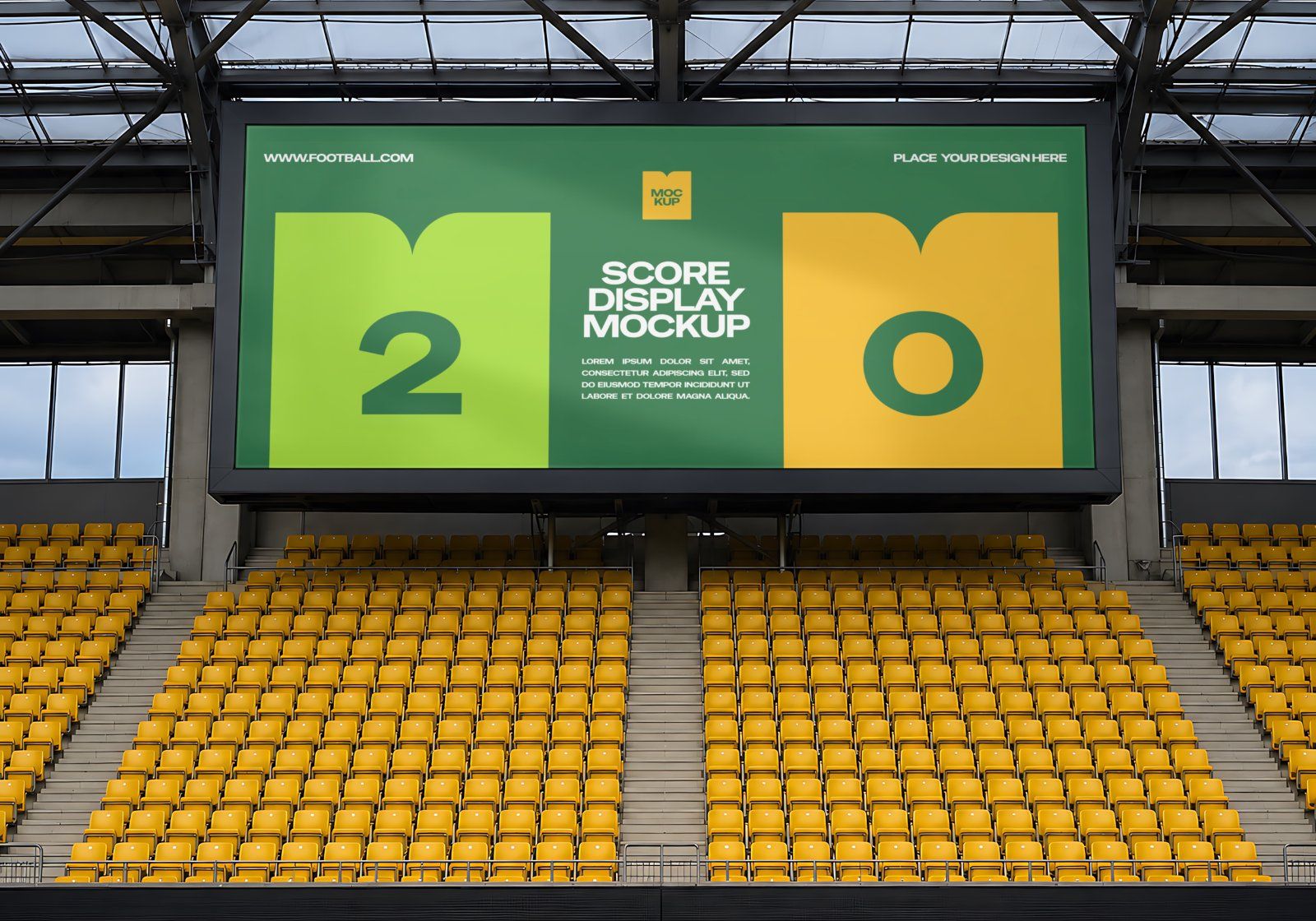 Premium Football Competition Mockup Bundle – 15 Stadium PSD Scenes for Soccer Kits, Fan Merchandise — image 16