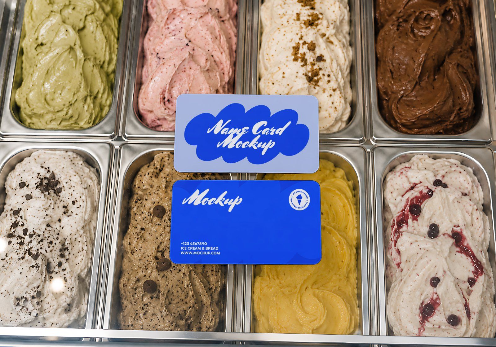 Premium Ice Cream & Bakery Branding Mockup Bundle – 15 Sweet PSD Scenes for Dessert Cafes, Food Pack — image 6