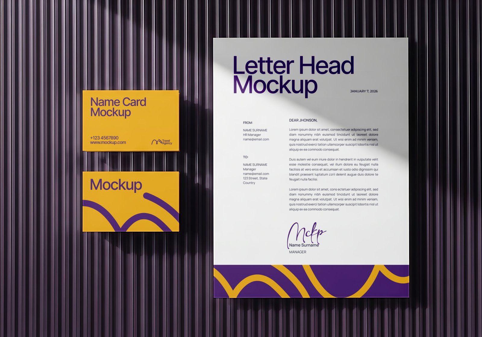 15 PSD Travel Agency Branding Mockup Bundle — image 6