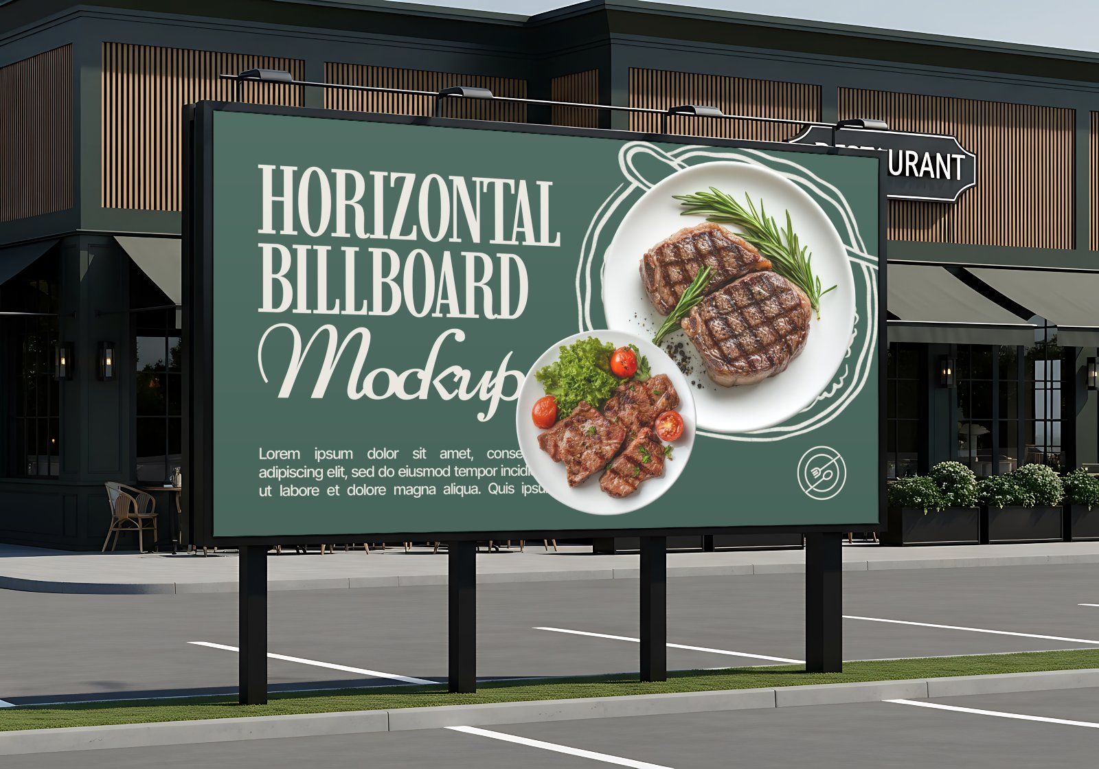 Premium Branding Steak Resto Mockup — image 2