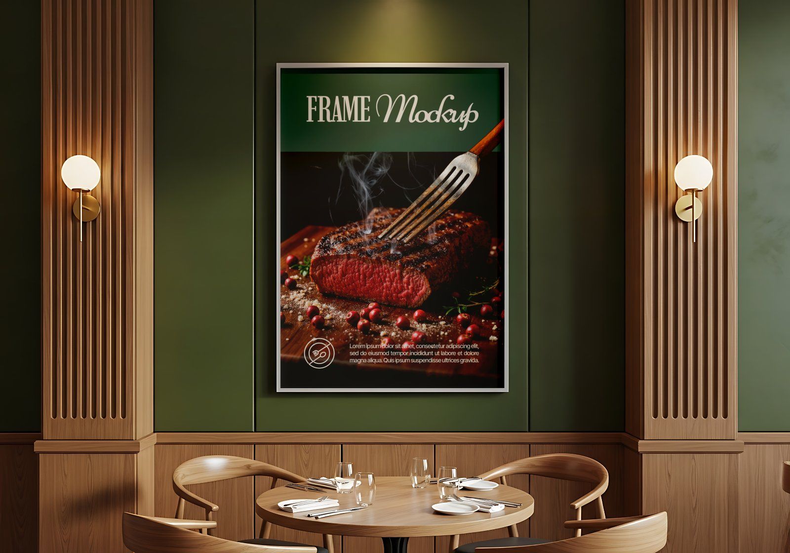Premium Branding Steak Resto Mockup — image 13