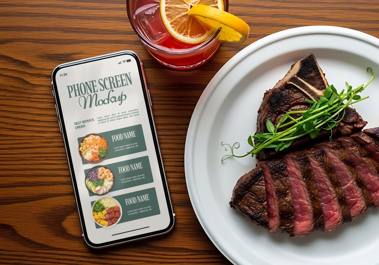 Premium Branding Steak Resto Mockup — image 14