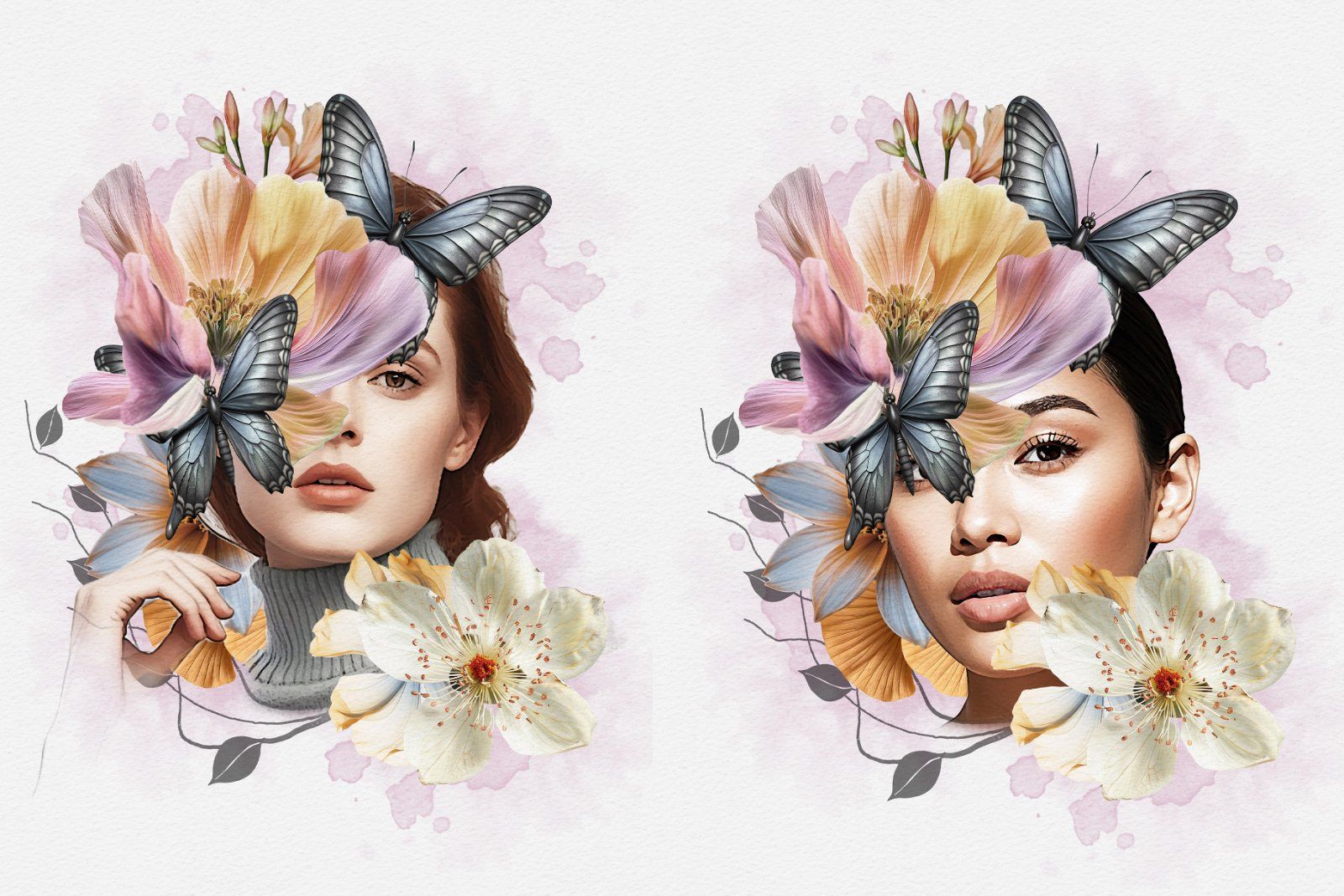 Flower Decoration Photo Template — image 15