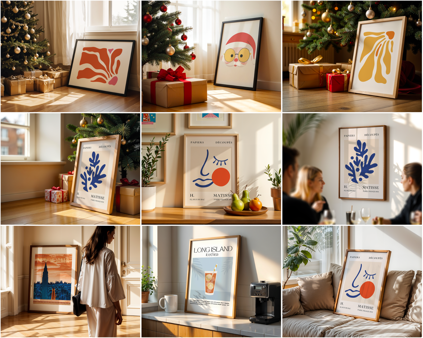 150 Poster Frame Mockup PSD Bundle, Wall Art Display , Din A Ratio — image 14