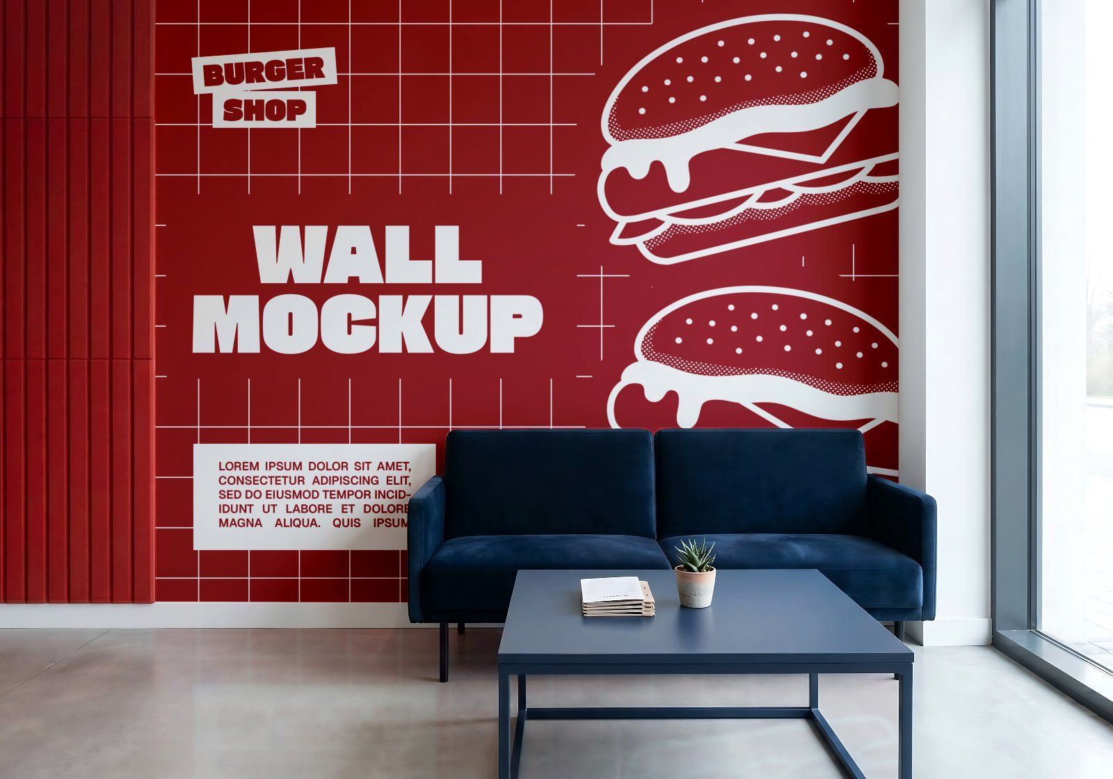 Premium Branding Burger Mockup — image 7