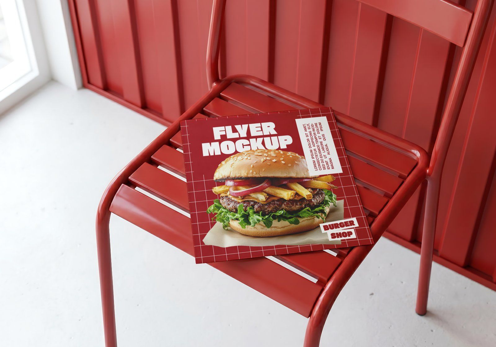 Premium Branding Burger Mockup — image 9