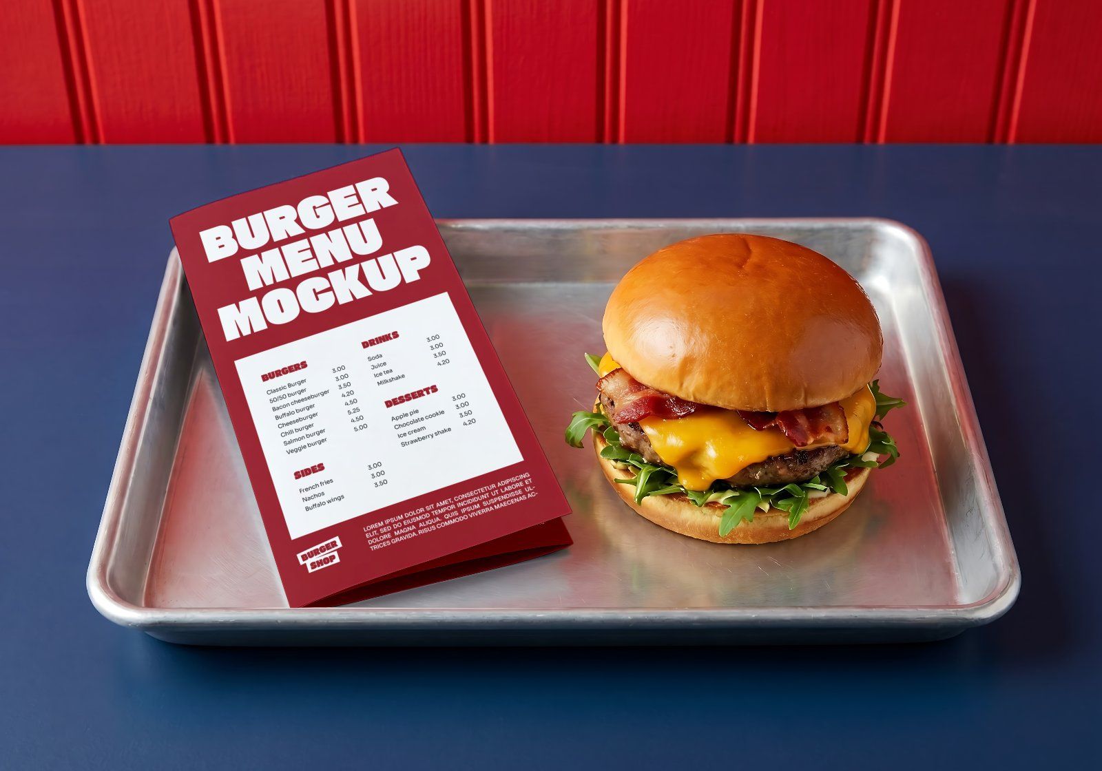 Premium Branding Burger Mockup — image 11