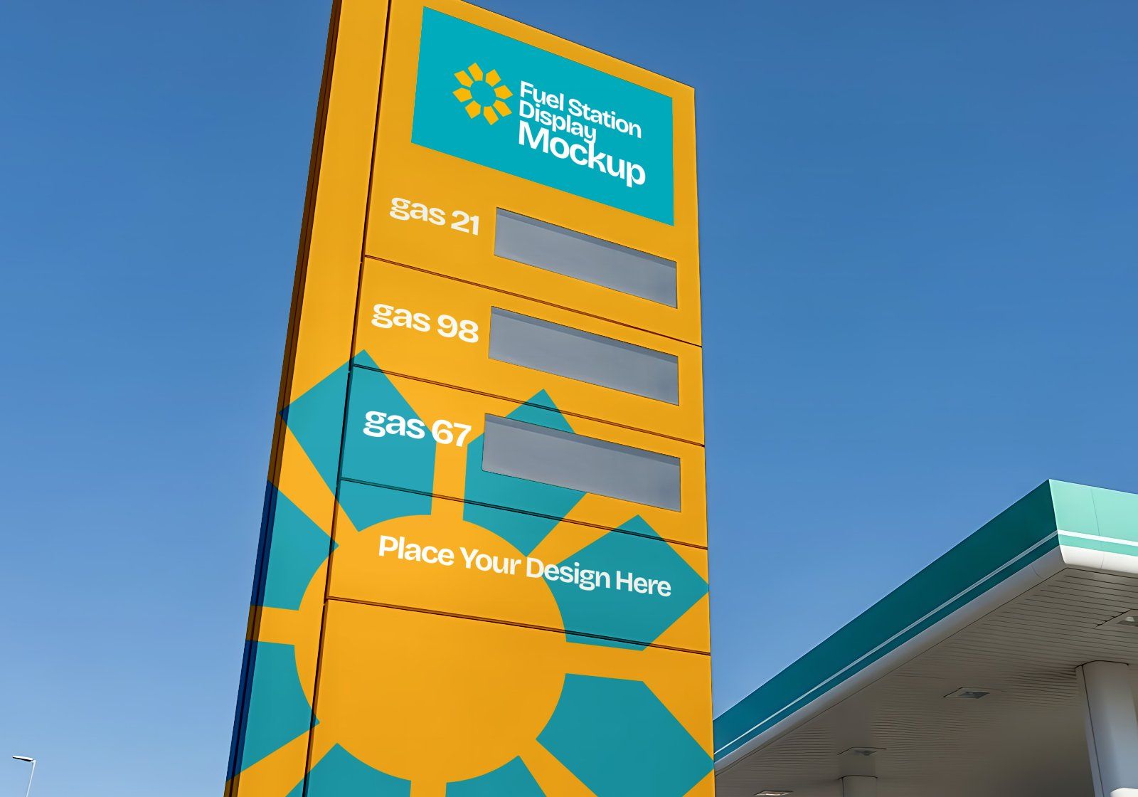 15 PSD Gas Station Branding Mockup Kit – Fuel Dispenser, Truck, Uniform, Billboard Design — image 7