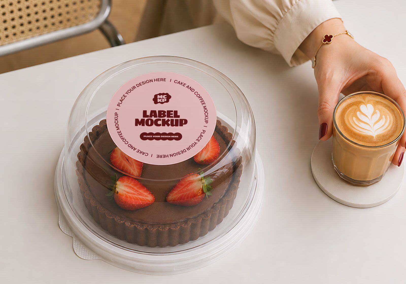 Premium Cake & Coffee Shop Branding Mockup Bundle – 15 Aesthetic PSD Scenes for Bakeries, Cafes — image 15