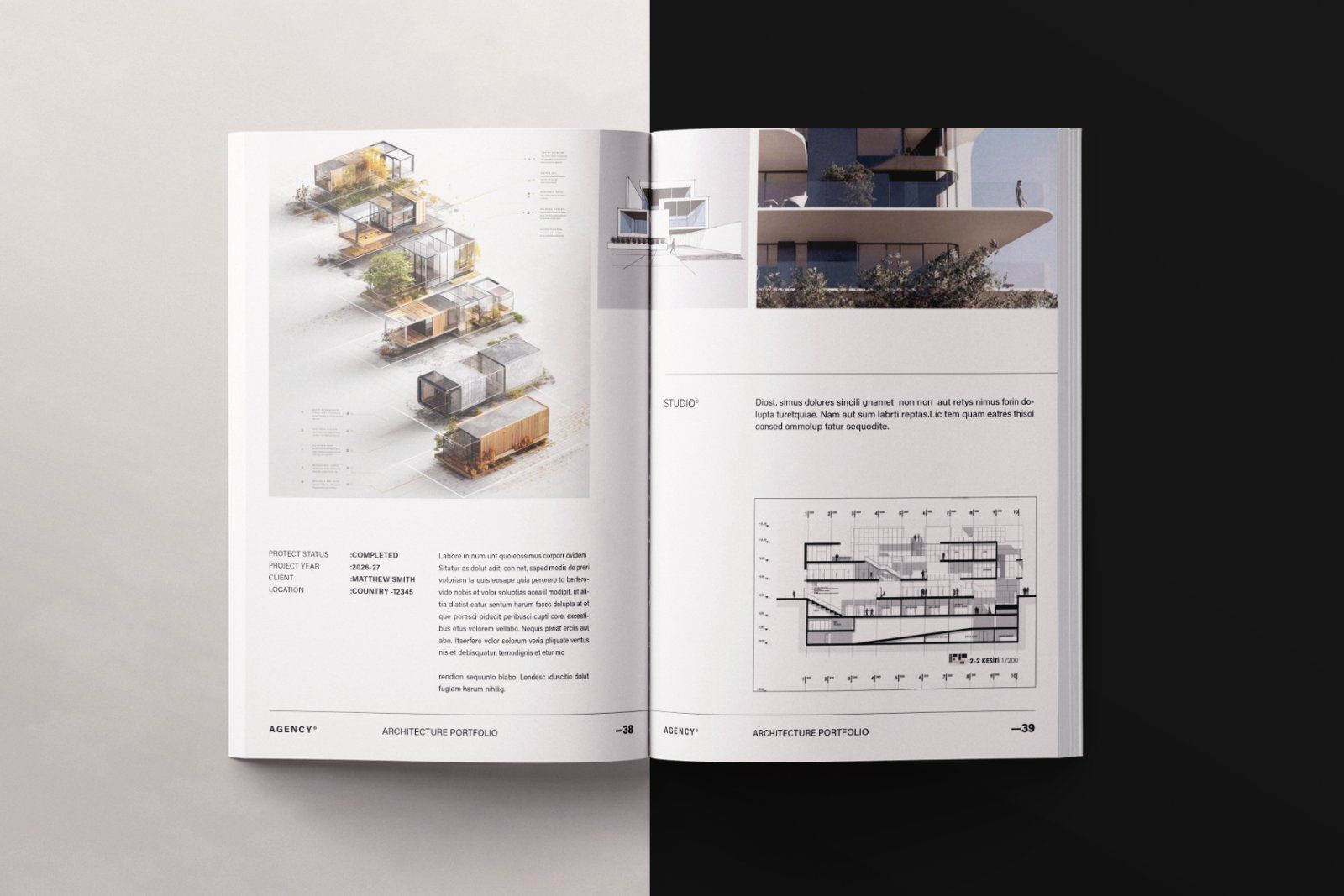 Architecture Sketch Design Portfolio Template — image 15