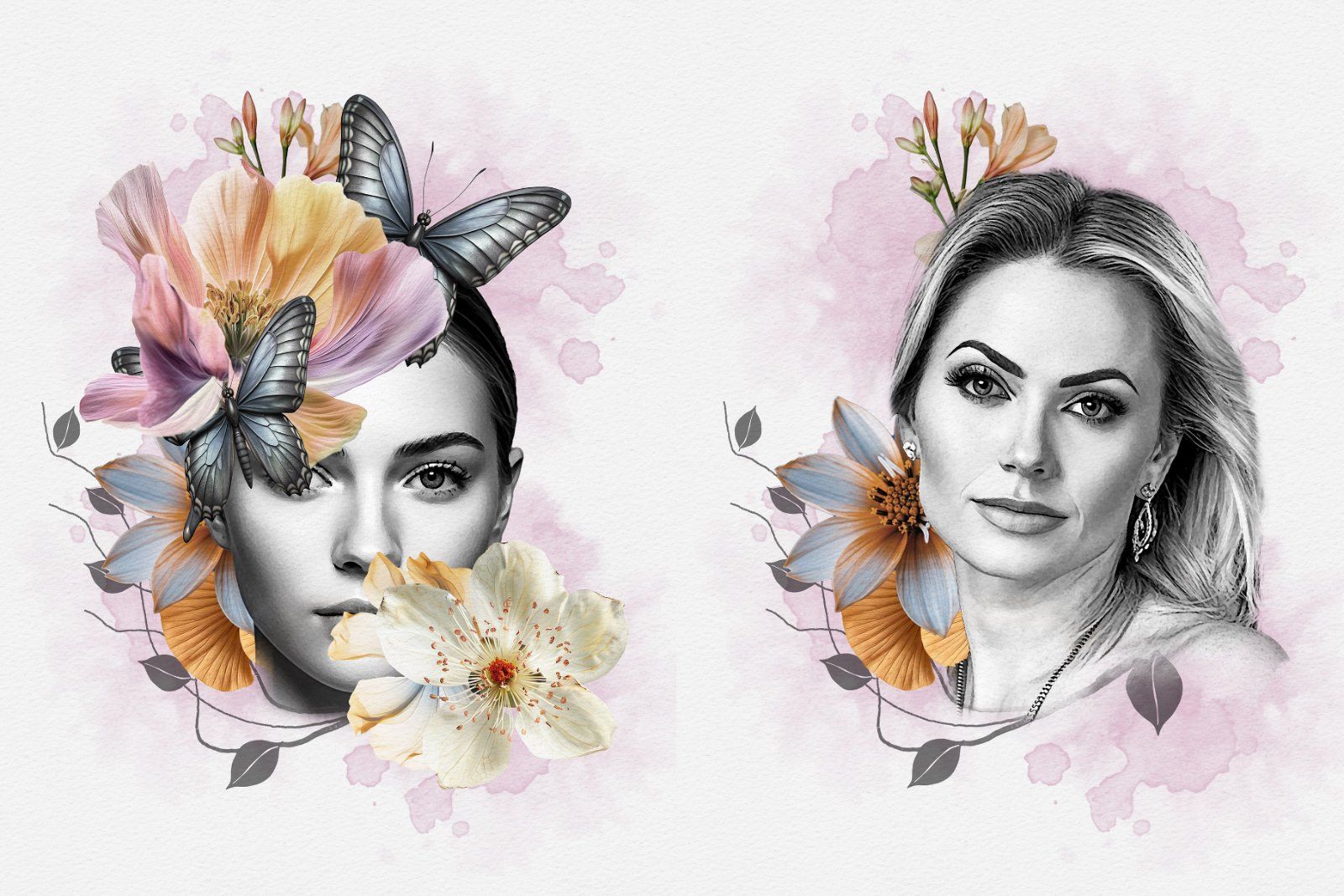 Flower Decoration Photo Template — image 16