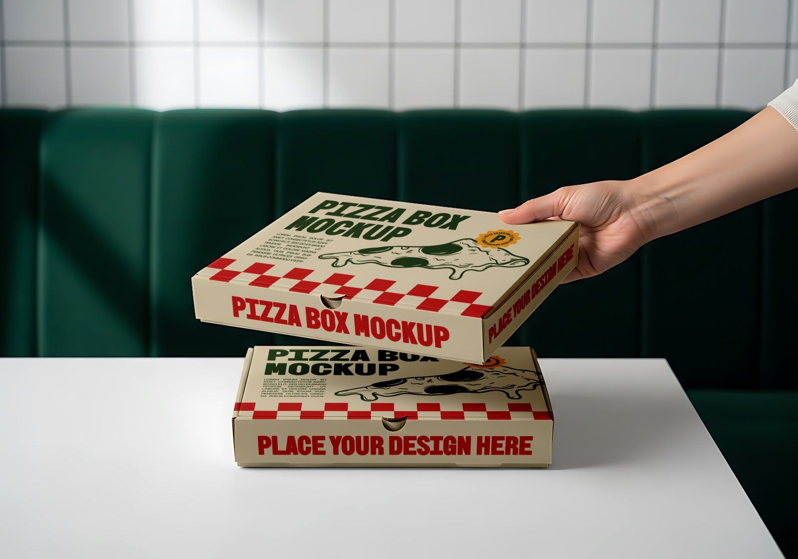 Premium Branding Premium Pizza Store Mockup — image 4