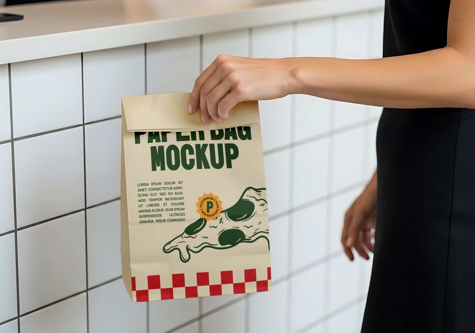 Premium Branding Premium Pizza Store Mockup — image 6