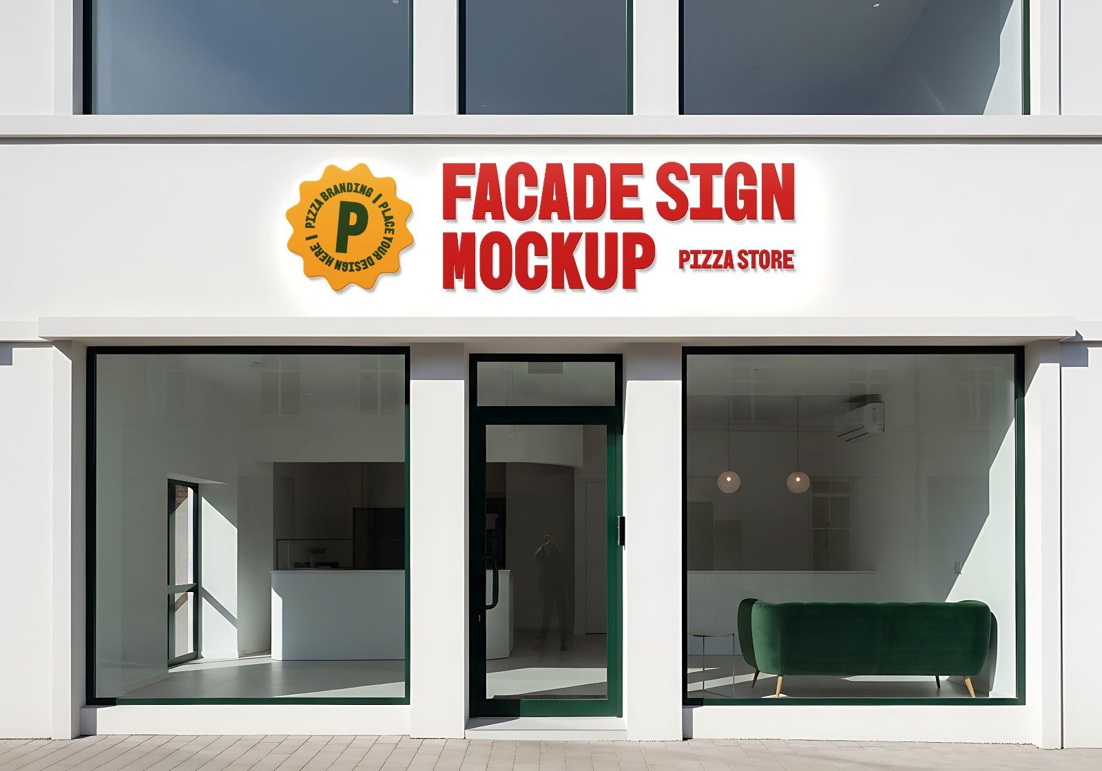 Premium Branding Premium Pizza Store Mockup — image 15