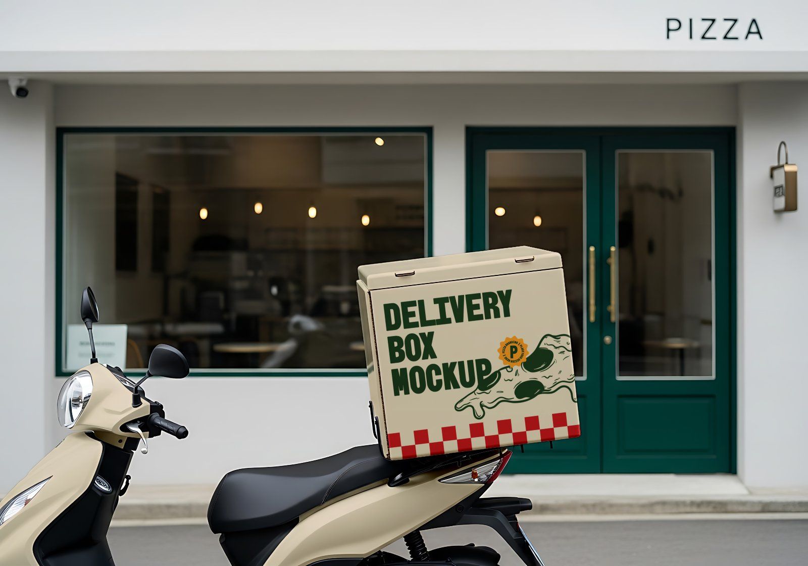 Premium Branding Premium Pizza Store Mockup — image 16
