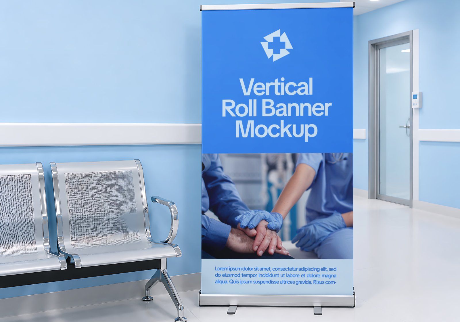 Premium Hospital Branding Mockup Bundle – 15 Professional PSD Scenes for Healthcare & Medical Mega I — image 14