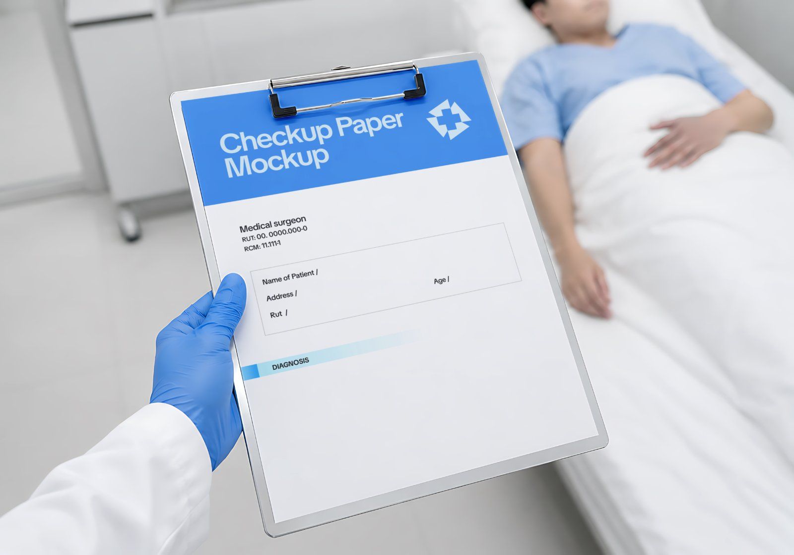 Premium Hospital Branding Mockup Bundle – 15 Professional PSD Scenes for Healthcare & Medical Mega I — image 12
