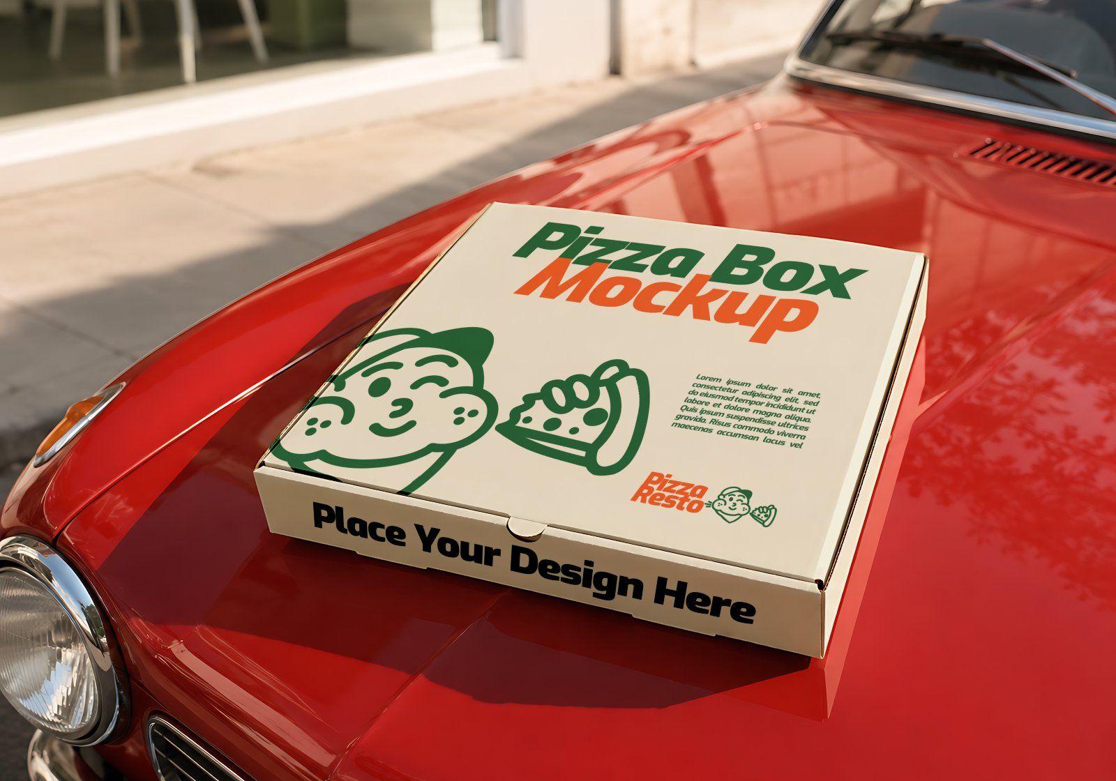 Premium Branding Pizza Mockup — image 2