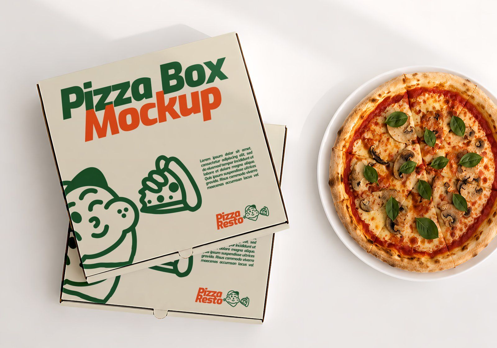 Premium Branding Pizza Mockup — image 3