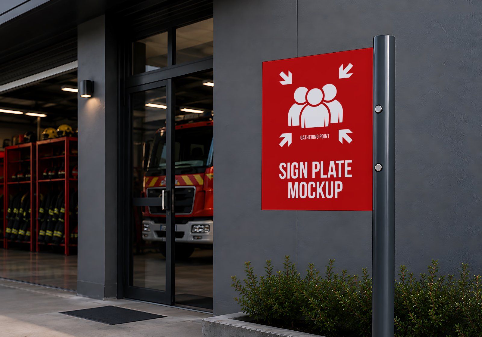 Premium Fire Fighter Branding Mockup Bundle – 15 Rescue PSD Scenes for Emergency Uniforms, Vehicles — image 14