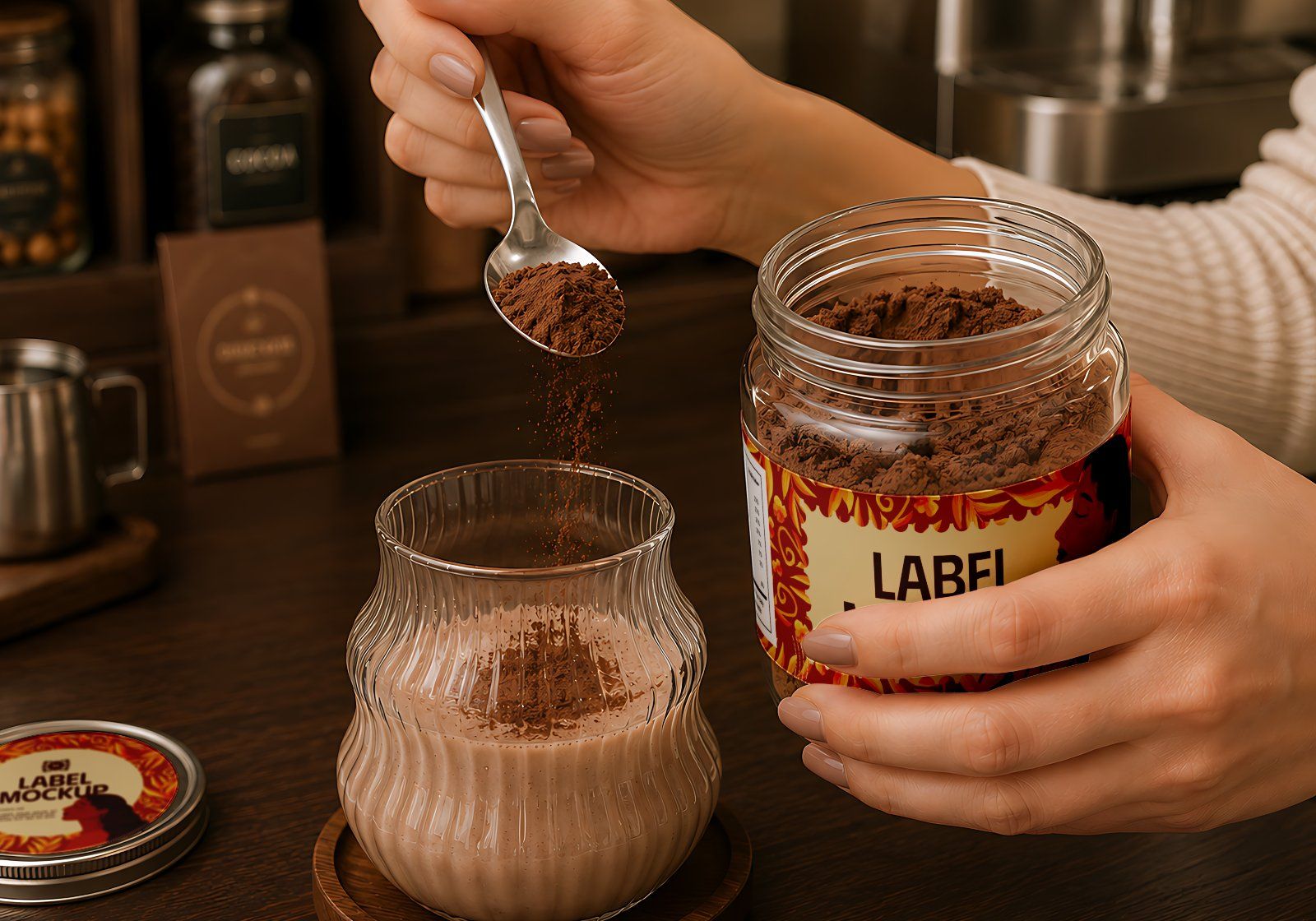 Premium Chocolate Branding Mockup Bundle – 15 Gourmet PSD Scenes for Artisan Packaging, Chocolate Ba — image 18