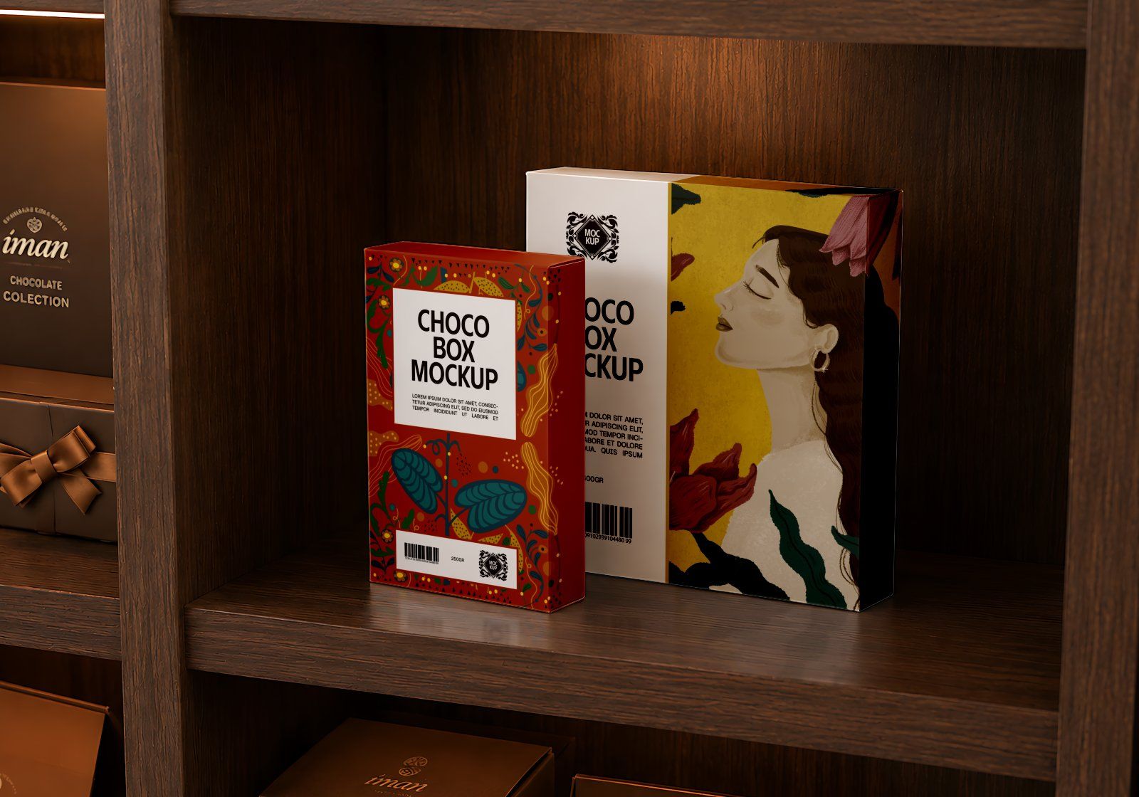Premium Chocolate Branding Mockup Bundle – 15 Gourmet PSD Scenes for Artisan Packaging, Chocolate Ba — image 10