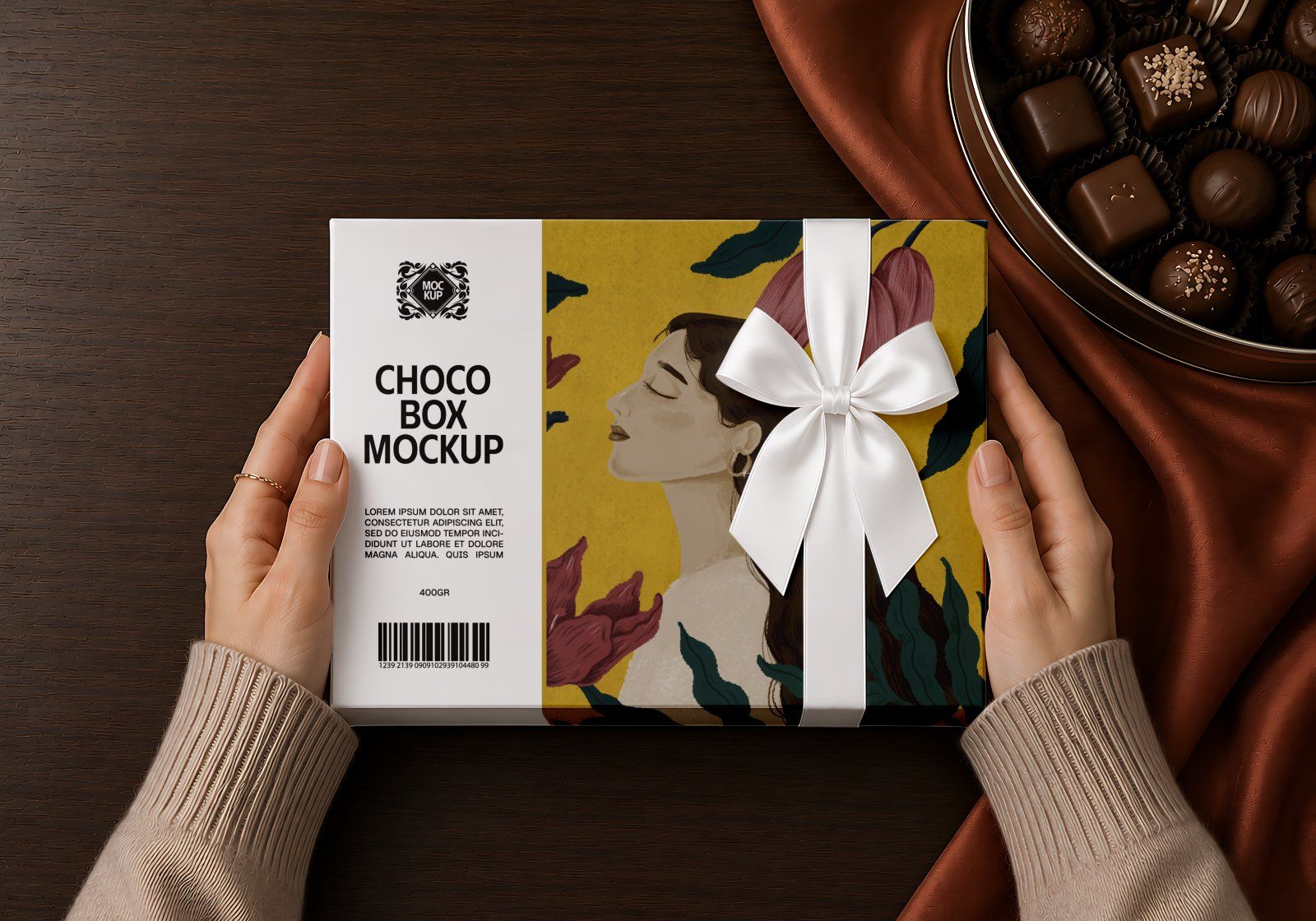 Premium Chocolate Branding Mockup Bundle – 15 Gourmet PSD Scenes for Artisan Packaging, Chocolate Ba — image 6