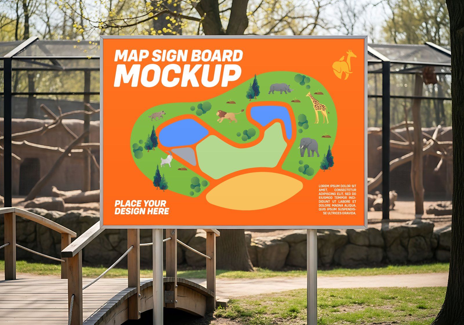 Zoo Branding Mockup Bundle – 15 PSD Templates for Wildlife Park & Animal Conservation Designs — image 7