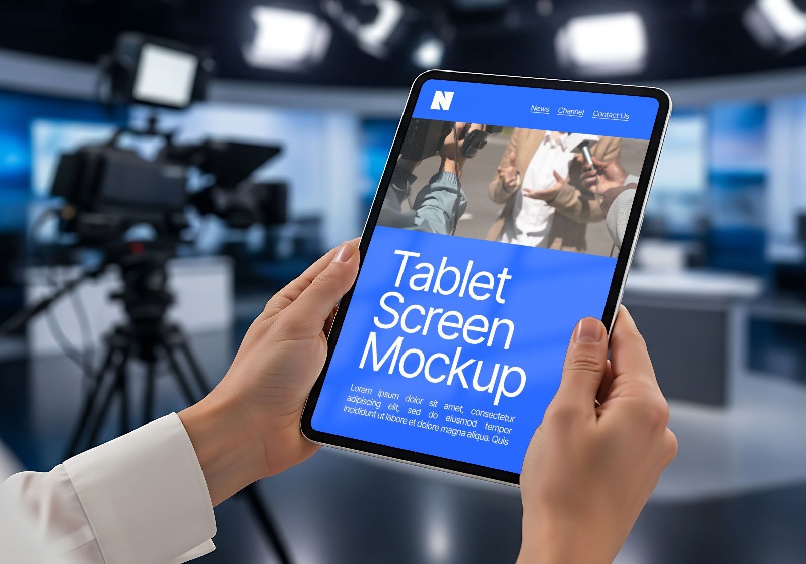 Premium Branding Office News Building Mockup — image 7