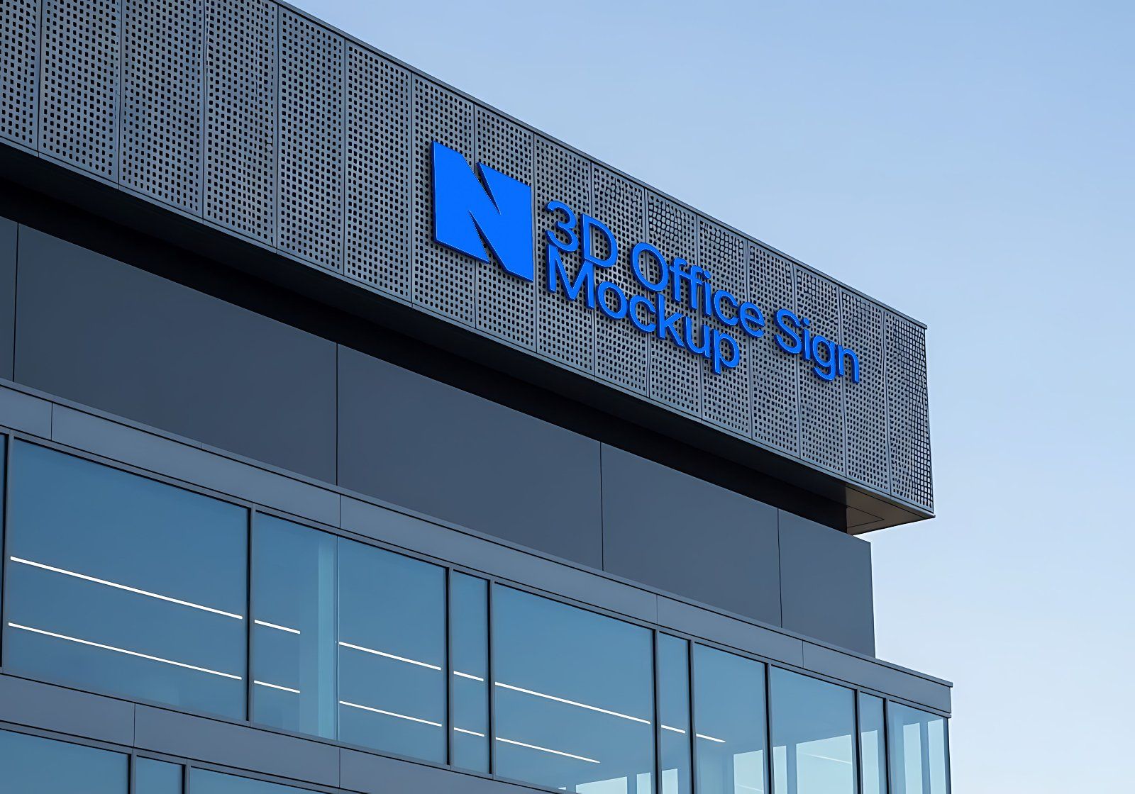 Premium Branding Office News Building Mockup — image 16